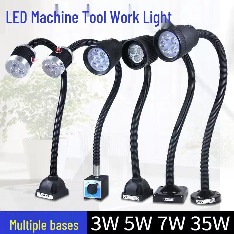 24V Magnetic Flexible Arm LED Work Light for Machine Tools