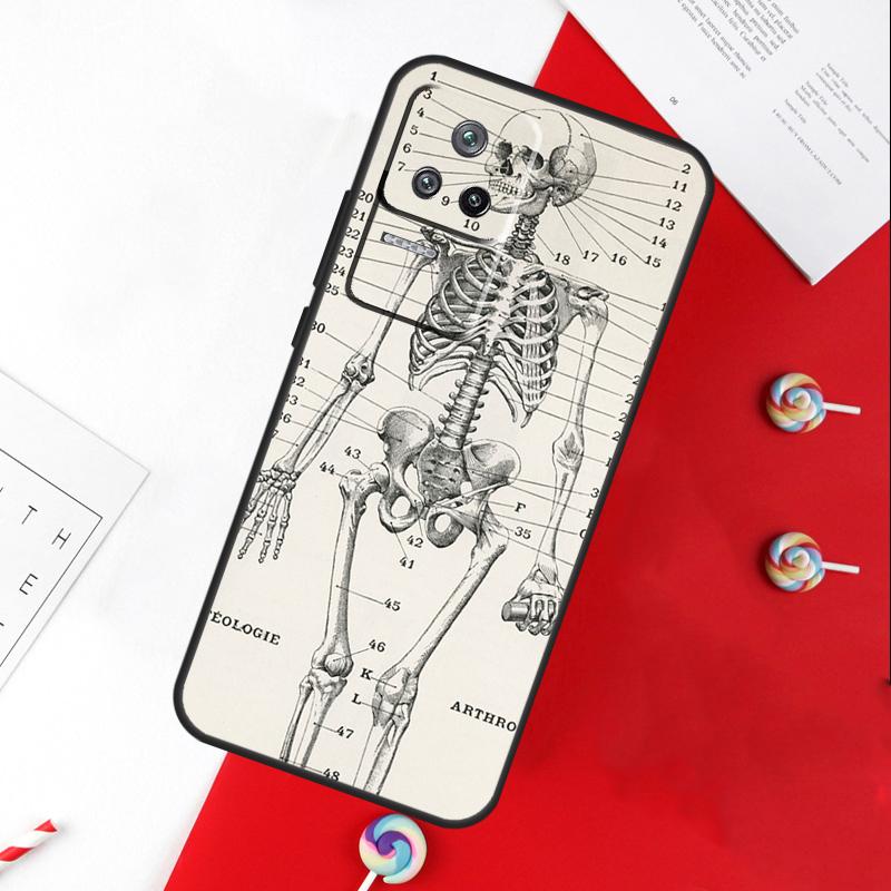 Medical Human Organs Brain Cover For Xiaomi 13T 11T 12T 14T Pro 13 14 15 Ultra POCO X7 Pro X3 X5 X6 F5 F6 M6 Pro Case
