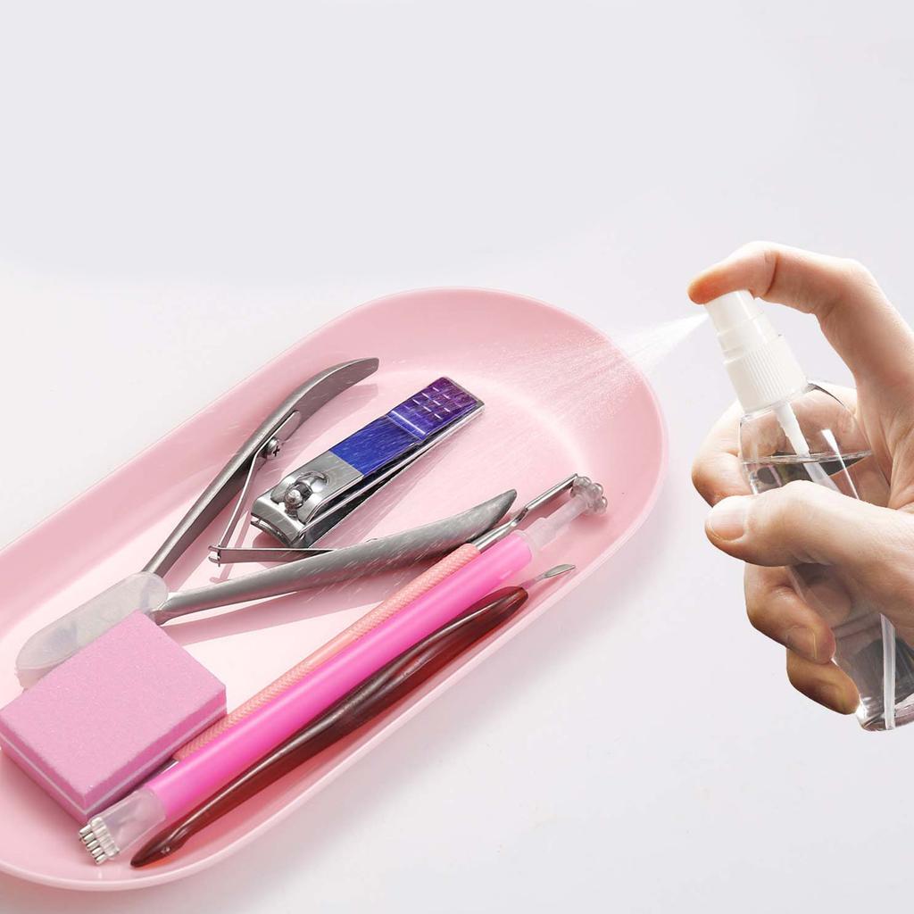 Stainless Steel Oval Trays for Jewelry Display Nail Art Tools Home Decors Storage Organizer for Necklace Ring Display