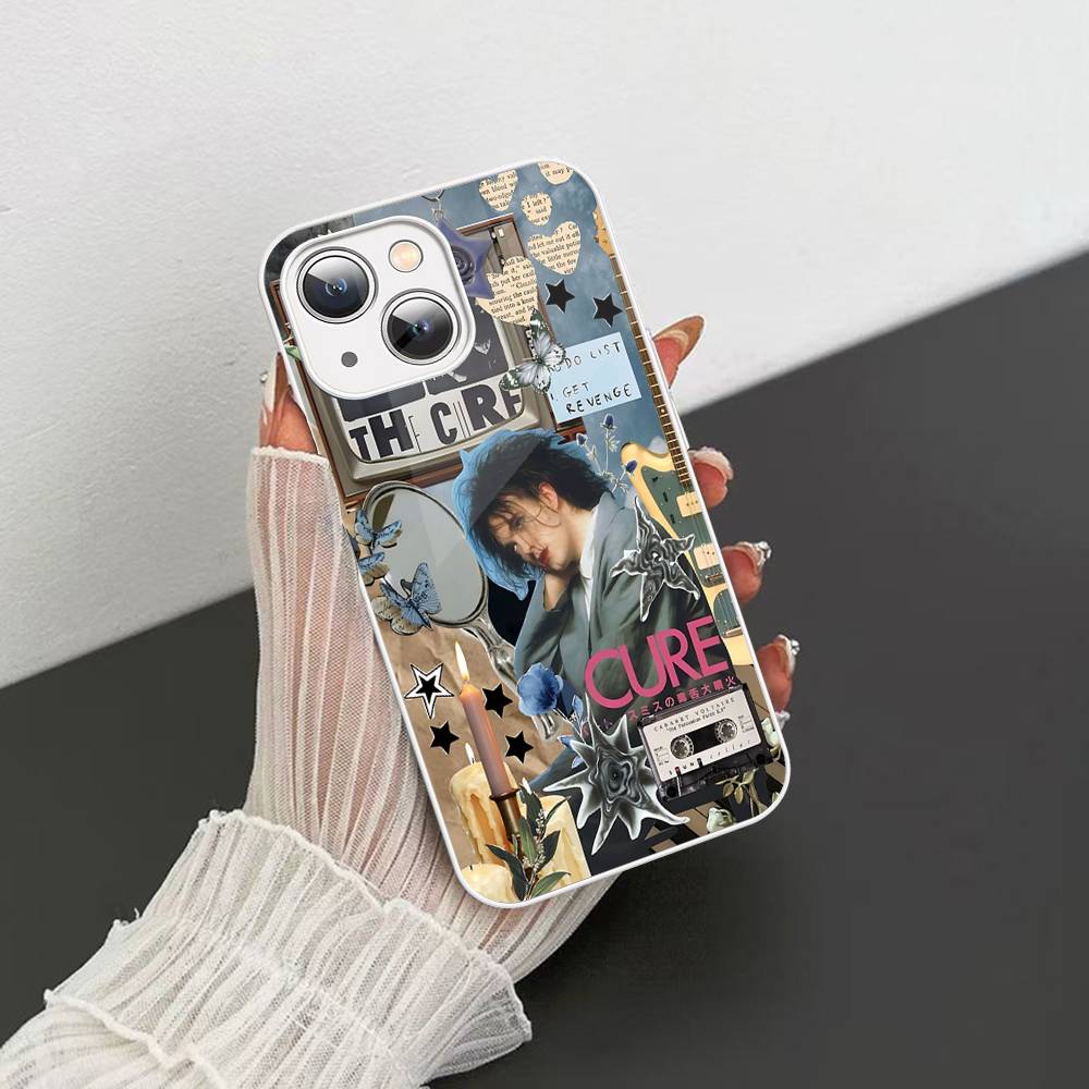 Rock Band THE C-CURE Music For IPhone 14 13 12 Mini 11 Pro XS Max X XR 14 Plus Tempered Glass Cover