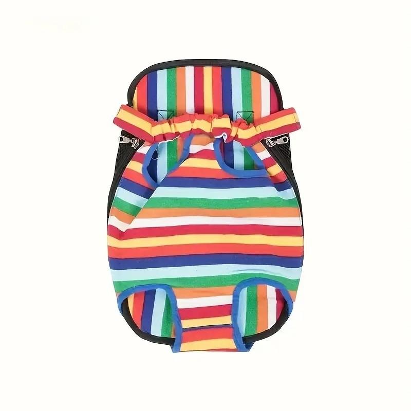 Pet Travel Breathable Backpack With Adjustable Straps For Outdoor Dog Walks