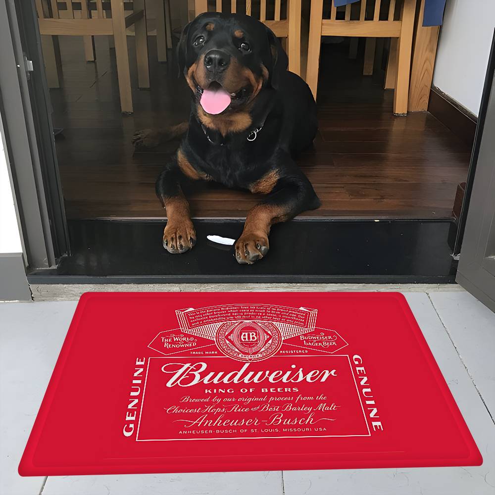 Král piva B-Budweiser Podložka na podlahu INS styl Měkká podložka do ložnice Podložka do domu a prádelny Protiskluzové domácí koberce