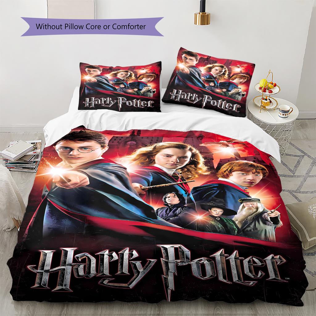 Steel L-plate Pattern Bedding Quilt Set Quilt Cover Pillowcase Home Decoration Gift (1 * duvet cover + 2 * pillowcase, without core)