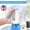1PC LED Display Water Bottle Pump Foldable Electric 1200mah Type C Rechargeable Automatic Stop Touch Button 3 Quantitative Settings