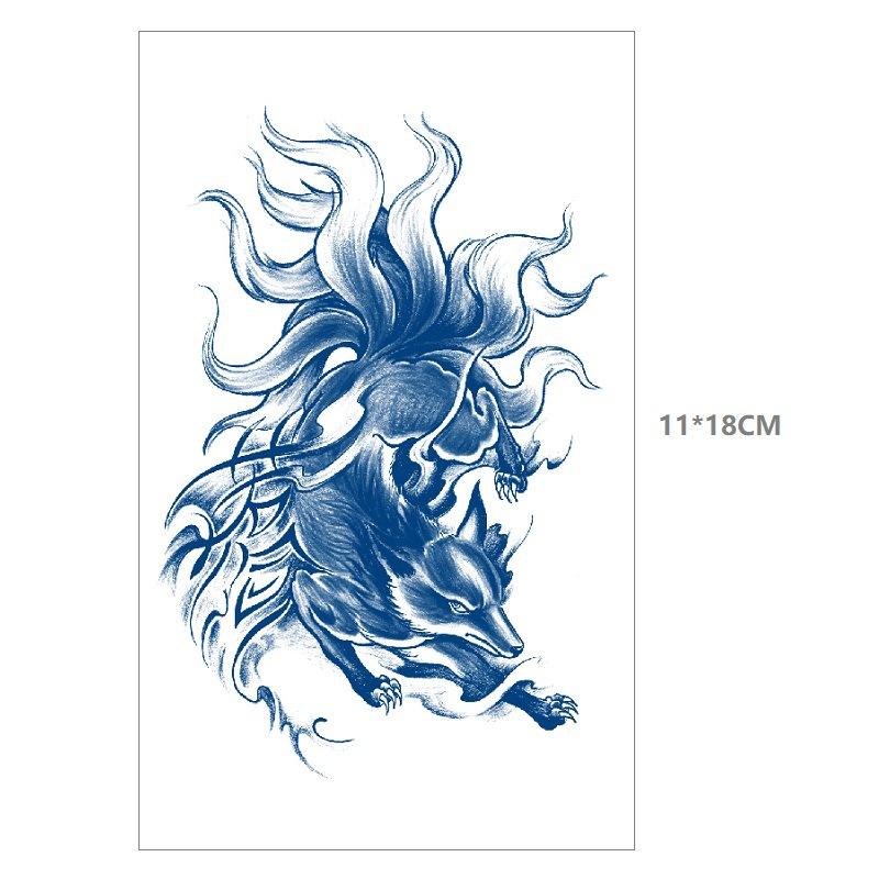 Emmy Herbal Gradual Change Water Transfer Simulation Can Not Wash Off Semi-Permanent Bow Deer Head Dream Catcher Tattoo Sticker