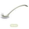 Multi-Purpose Dual-Head Toilet Brush with Soft Hair & Curved Bristles for Bathroom Cleaning. Long Handle for Convenience