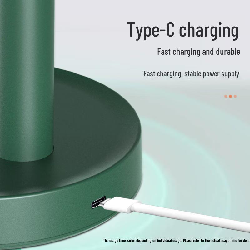 Jingxin Tragbarer USB-wiederaufladbarer faltbarer Schreibtischventilator