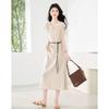 Fleeting Years Elegant V-Neck Midi Dress