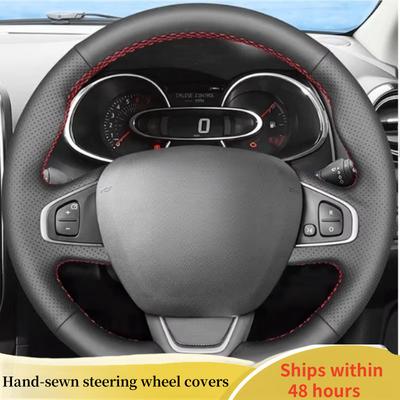 Ized Car Steering Wheel Cover Microfiber Leather For Renault Clio 4 (IV) Kaptur Captur 2016-  DIY Steering Wheel Braid
