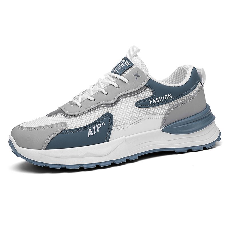 Frühling 2026 Herren Atmungsaktive Mode Dad Shoes Sportlich Lässig Dicke Sohle Erhöhte Netzoberfläche Bequem Erhöhte Größe Schuhe