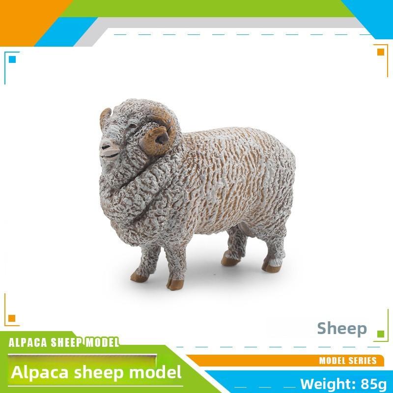 Farm Animal Pvc Figurines Collection For Home Decor With Sheep Alpaca Ram And Goat