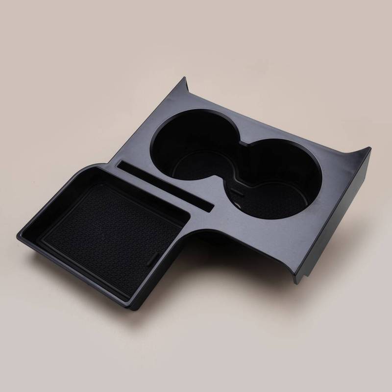 Black Center Console Cup Holder Organizer Tray ert Storage Box ABS Fit for Ford Maverick 2024