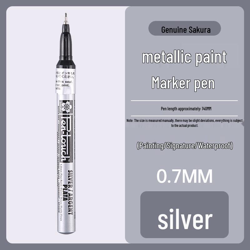 Japan Sakura Gold 2.0mm Paint Pen for Highlighting, Furniture Gilding, and Signature Design