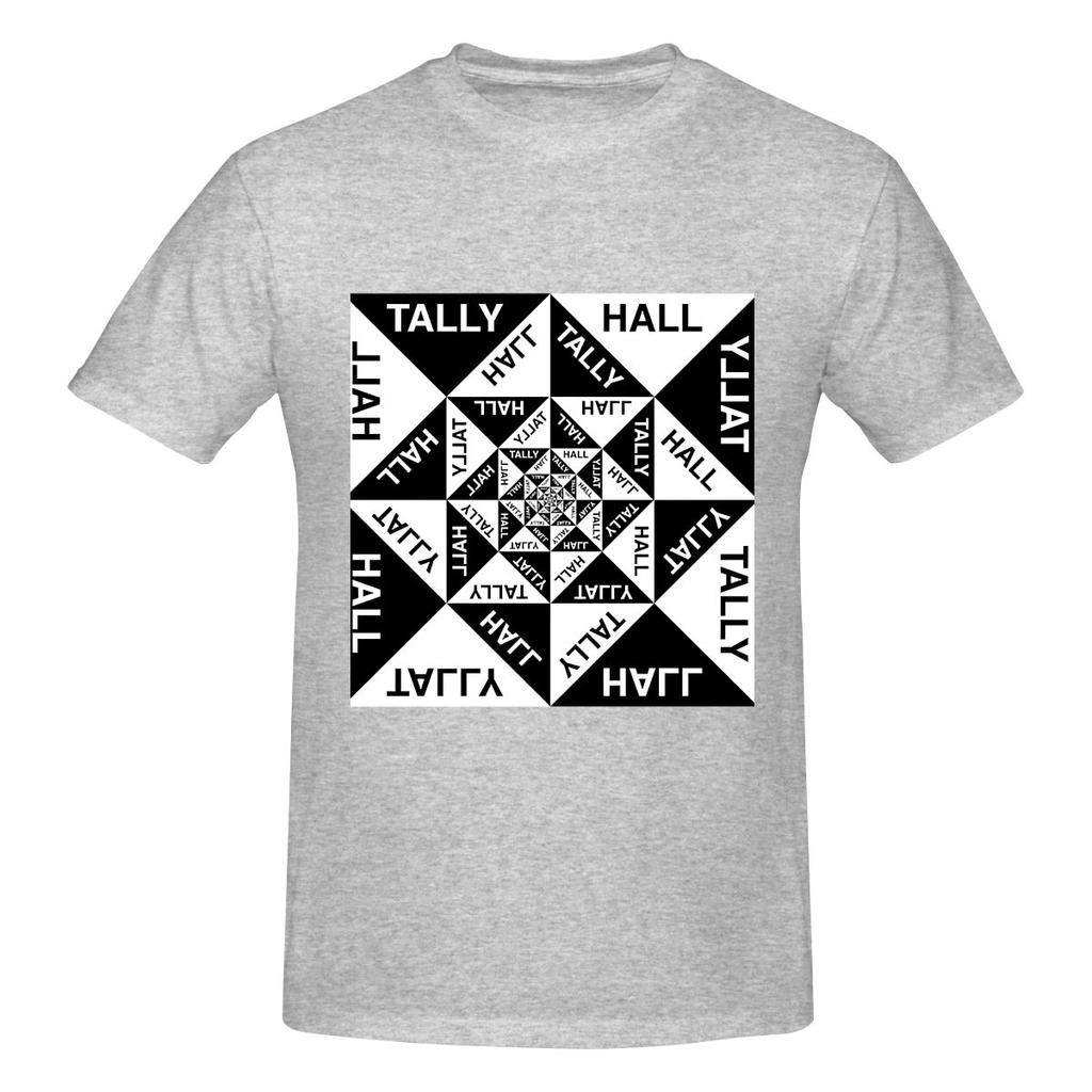 Tally Hall Black And White Poster Dropped Shoulder Tshirt Sports Minimalist Quickdrying Basic Tee