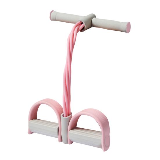 

4/6-трубчатая педаль сопротивления с ручкой многофункциональная натяжная веревка для йоги подъем корпуса педаль для мужчин и женщин домашний тренажерный зал оборудование для тренировок B розовый