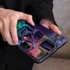 Plating Skeleton Skull Callous Case For iPhone 15 Pro Max 14 13 12 11 Hollow Heat Dissipation Ghostface Shockproof Cover
