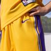 Nike X NBA Collaboration Los Angeles Lakers Icon Series Lightweight Breathable Fashion Sports Shorts Kids Shorts HJ7716-728