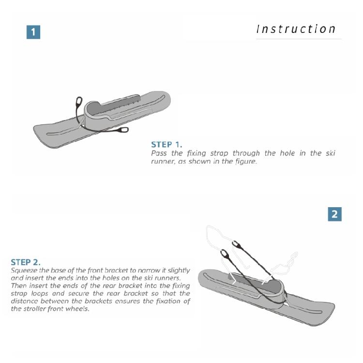 Πλάκα Σκι Τροχοπέδιλα Έλκηθρο Σκι σαν σανίδα Ποδήλατο Ισορροπίας Σκι Έλκηθρο Εύκολη Εγκατάσταση