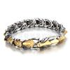 Viking Domineering Keel Titanium Steel Men'S Bracelet, Dragon Punk Jewelry, Stainless Steel Keel Bracelet Ring