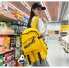 Schoolbag Mori Solid Color Ins Campus Simple Commute Large Capacity Alphabet Versatile Schoolbag Junior High School Student Backpack