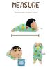Cute Crayon Shin-chan White Dog Beanbag Plush Pendant