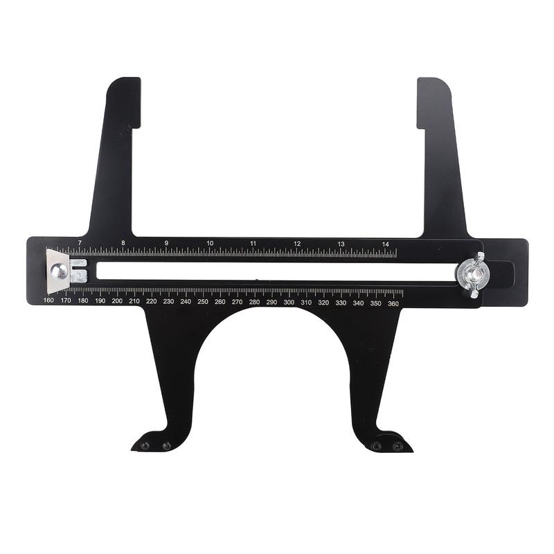 

Brake Resetting Gauge Tool 6.5-14.25in 160-360mm Double Scale Stainless Steel Brake Drum Measuring Resetting Tool