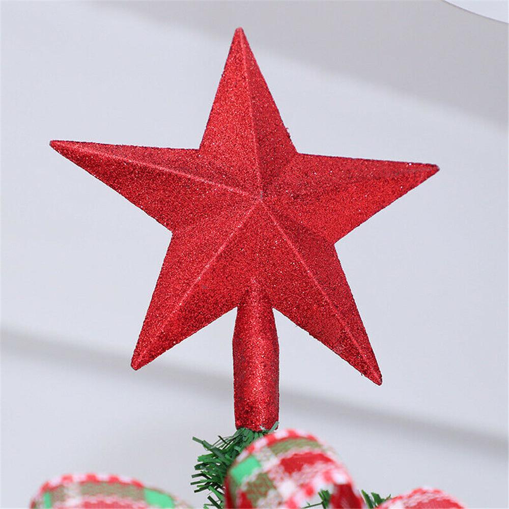 Hot DIY New Year Xmas Ornament Home Decor Large Glitter Star Christmas Tree Decoration