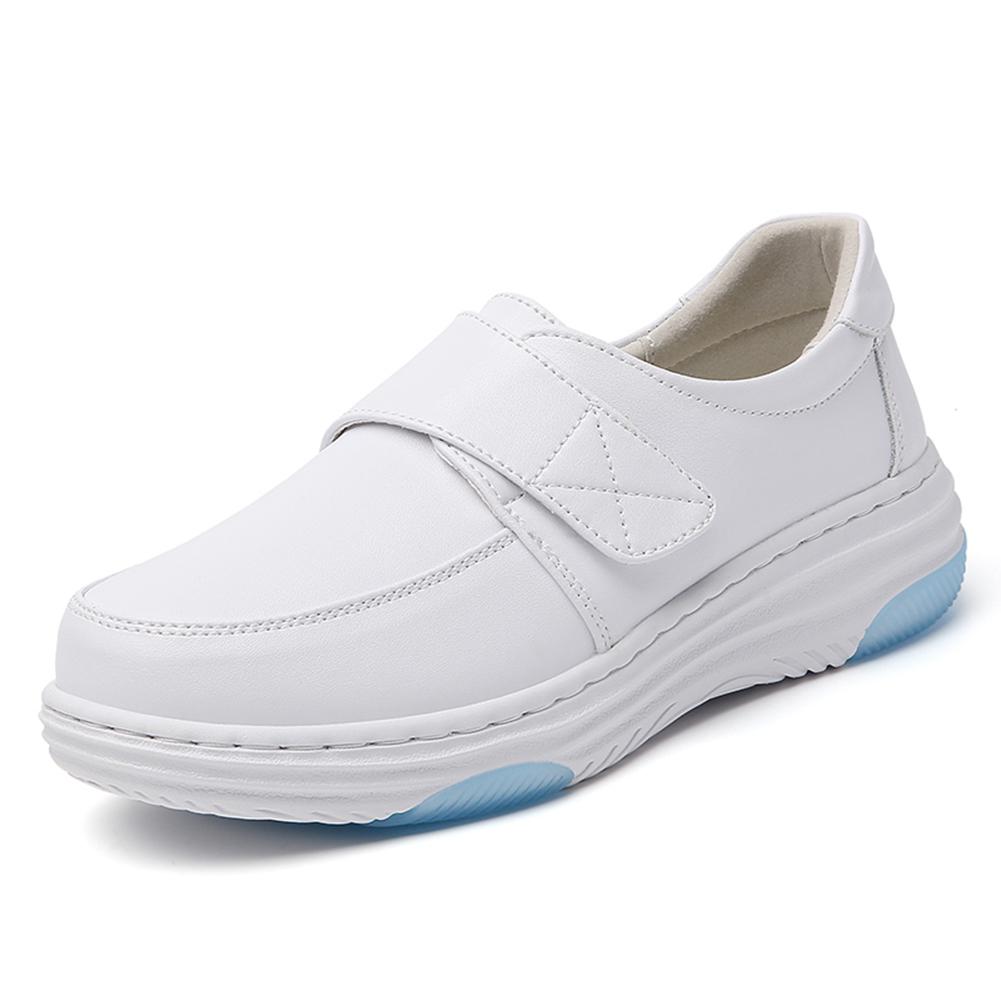 

Women Healthcare Nursing Shoes Hook and Loop Fastener Lightweight Nurse Shoes Adjustabe Slip On Nurse Shoes Non Slip for Working 36 синий
