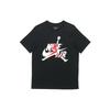 Jordan Air T Shirts Men's Black Crew Neck Moderate Straight Fit DH9493-010