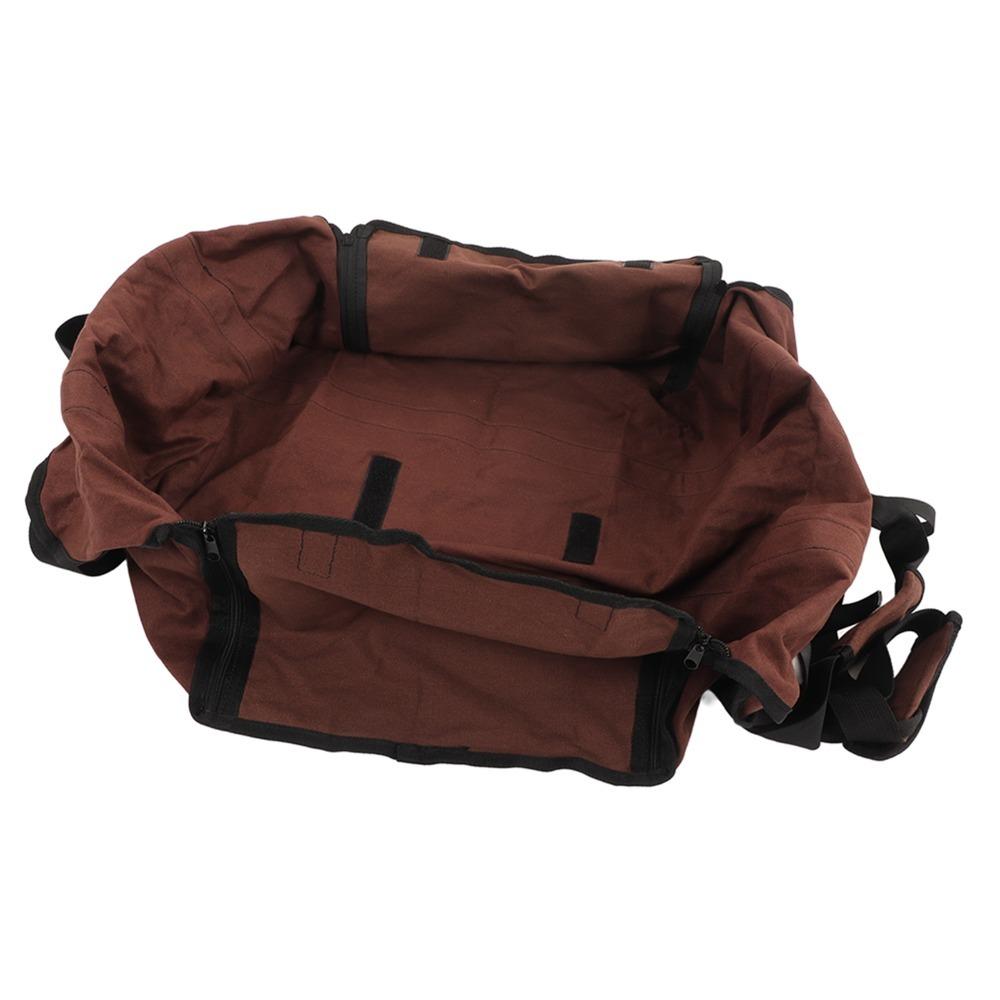 Canvas Firewood Bag Sturdy Firewood Tote Wood Carry Firewood Storage Pouch  Outdoor