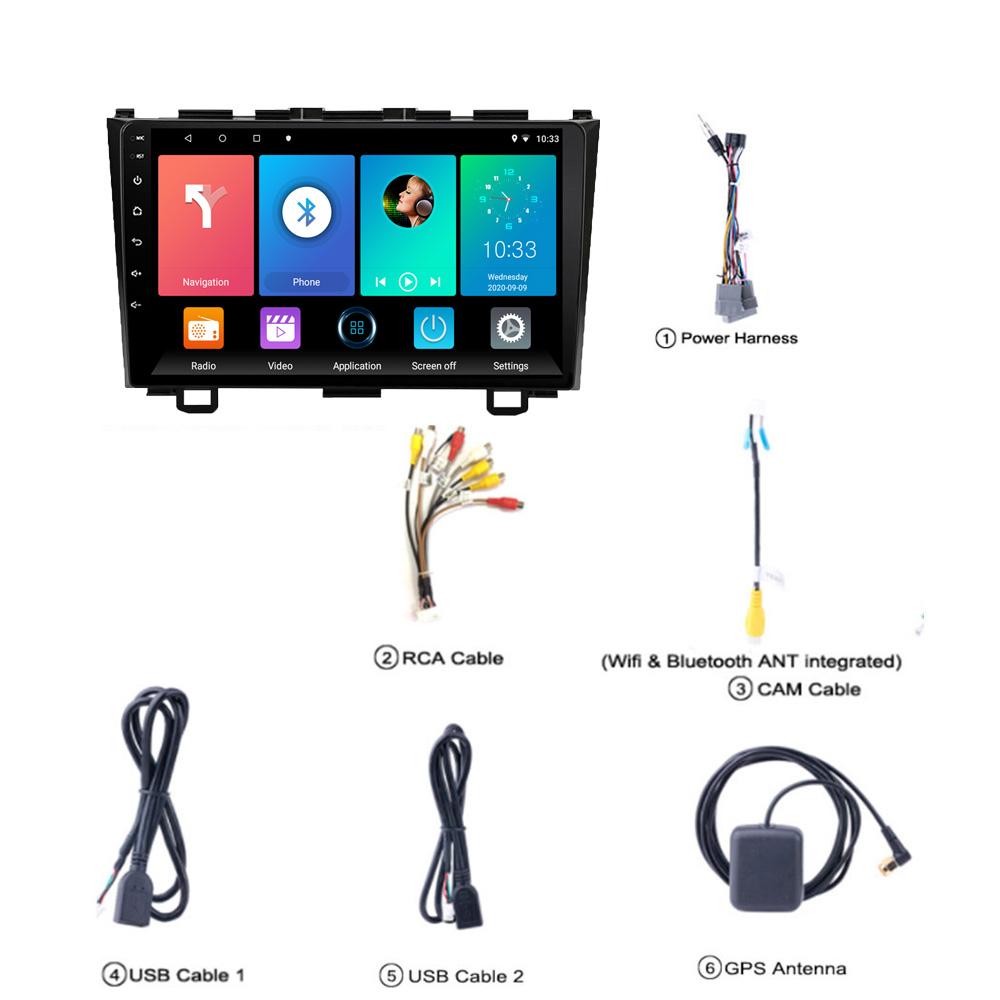 icreative 2 Din Android Car Stereo for Honda CRV CR-V 2006-2011 Car Radio Multimedia Player Navigation WIFI FM BT GPS Autoradio Head Unit