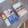 Flip Top Dustproof Storage Box for Phone Cases and Accessories, Desk Organizer with Large Capacity