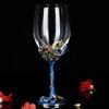 Creative Enamel Crystal Goblet Drinking Glasses Glass Cups for Wine Glass Set Wineglass Champagne Cup Vintage Luxury Whiskey Bar