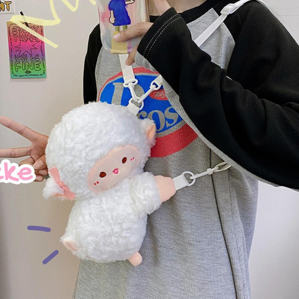 

Сумка через плечо с изображением плюшевого пингвина, кукольный мультяшный рюкзак, переносная сумка через плечо с овечкой, дорожная сумка Penguin