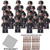 Eighth Route Army Minifigure Set: 24 Educational Assembly Building Blocks