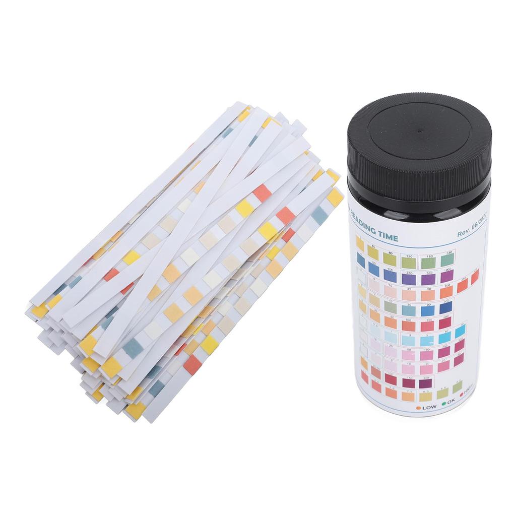 100pcs 10 In 1 Pool Test Strips Professional Quick and Accurate Water Test Strips for Swimming Pool