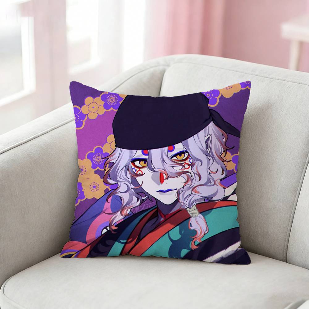 Mononoke Kkusuriuri Pillow Case Pattern Printed Pillowcase For Living Room Sofa Cushion Cover