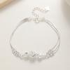 925 Sterling Silver Smooth Round Beads Bracelet For Women Vintage Simple Adjustable Classic Party Jewelry Gift