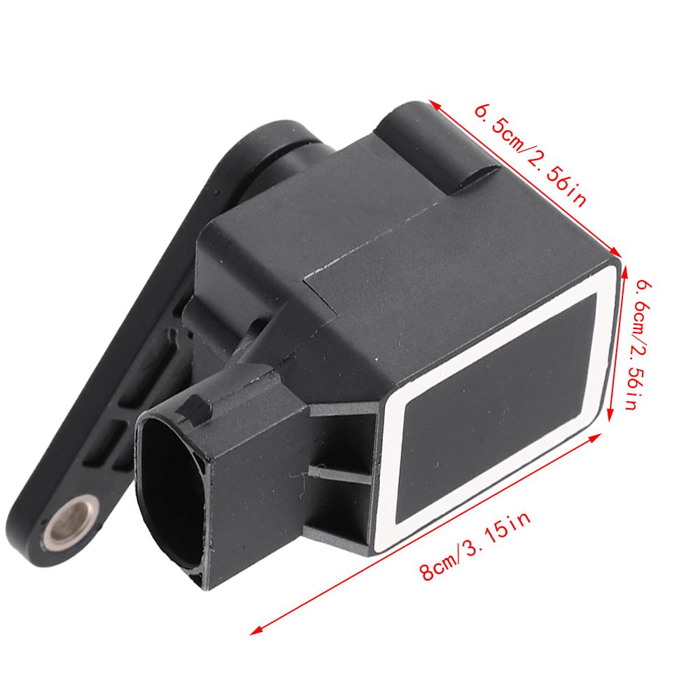 1 stk Bak venstre frontlys nivåsensor for BMW E53 X5 2000 2001 2002 2003 2004 2005 2006 med 6 pinner OEM# 37146754921