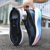 Youth Autumn Running Shoes, Primary and Secondary School Students Mesh Carbon Plate Real Explosion Shock Absorption Sports Non-slip Running Shoe