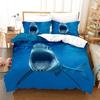 Dolphin Turtle Bedding Set 3D Print Quilt Cover 2/3 Pieces Bed Linen Sea Animals Scenery Comforter Set Kids Boys Duvet Cover Set