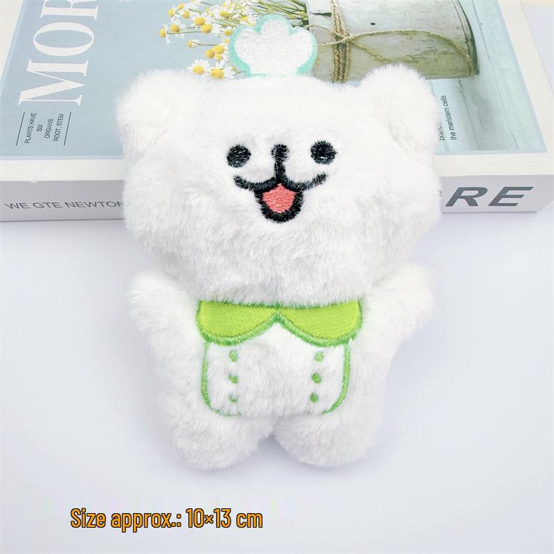 Large Cartoon Puppy Plush Pendant - Cute Bag Charms & Keychain Accessories