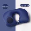 Inflatable U-Shaped Neck Travel Pillow Set