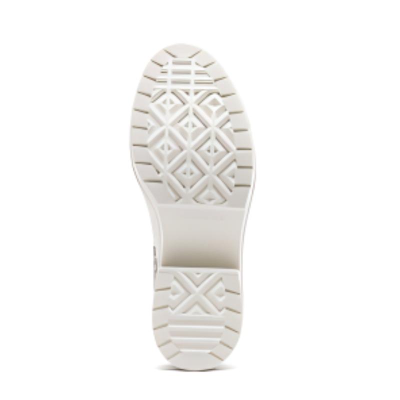 Converse Chuck 70 De Luxe Sequin High Heel Abrasion Breathable Mid-Top Espadrilles Women's Grey