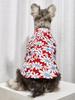 Dog Clothes for Small Dogs Daisy Printed Costume Puppy Shirt Doggie Pet Clothes Soft Apparel Attire