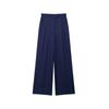 Za2024 Summer New Product Women's Clothes Casual All-Matching Straight Pleated High Waist Wide Leg Pants Pants 8372124 812