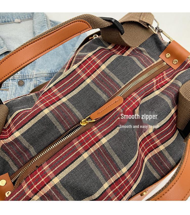 Rucsac Retro de Damă cu Capacitate Mare, Geantă de Mână pentru Timp Liber și Călătorii