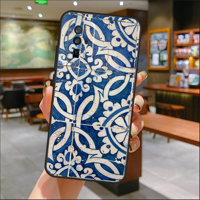 Azulejo Case For Xiaomi 14T Pro 13T 11T 12T 13 14 15 Ultra POCO X7 Pro X3 X5 X6 M6 F5 F6 Pro Cover