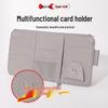 Multi-Functional Car Sun Visor Organizer: Card Holder, License & Receipt Keeper, Cable Storage, Glasses Clip