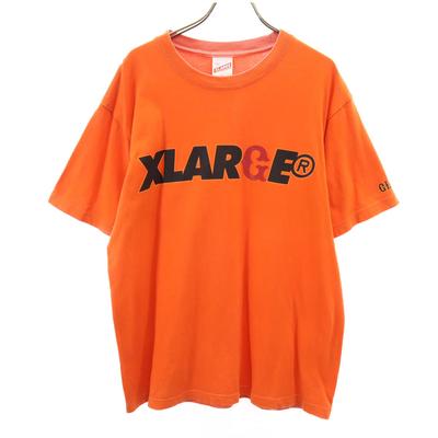 Camiseta de manga curta GIANTS L Laranja Masculina Usada